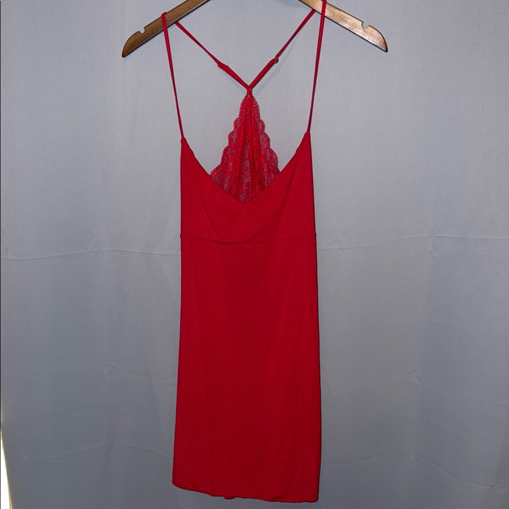 Victoria's Secret Modal Lace Mini Nightgown Lingerie 90s NWT